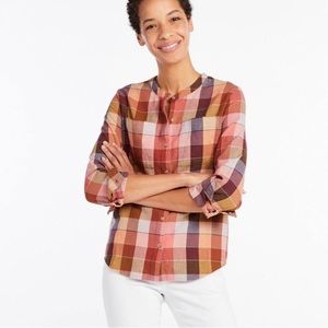 Women's 100% Organic Cotton Herringbone Flannel Shirt